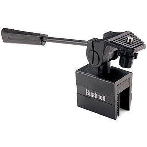Bushnell - Grote autoruitenhouder – zeer belastbare houder voor grotere spectieven – vogelobservatie – 1/4 inch statiefplaat – inclusief kantel- en zwenkgreep – zwart – 784405