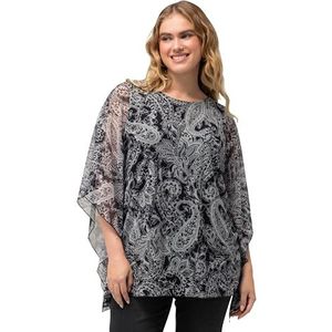 Ulla Popken Blouse  zwart / wit