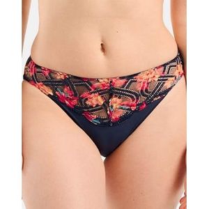 Sans Complexe Elise Fantaisy onderbroek voor heren en dames, Imprime Blue Marine & Fleurs, 38-44