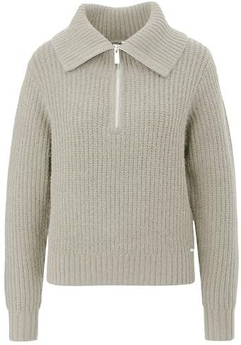 QS - Trui - Troyerkraag - Blauw - 80% Katoen - 20% Polyester