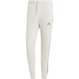 adidas - Essentials Fleece 3-Stripes - Herenbroek - Zwart - 78% Katoen, 22% Gerecycled Polyester