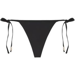 Women'Secret Hibiscus bikinibroek voor dames, Zwart, L