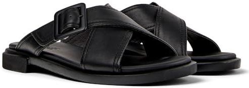 Edy - Sandalen - Effen - Suède - Open Toe - Platte Hak