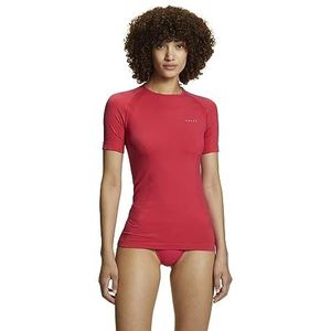 FALKE Dames Top van onderlaag Warm Trend W S/S SH Thermo-Ondergoed Sneldrogend Thermo 1 Stuk, Rood (Rose 8564), XS