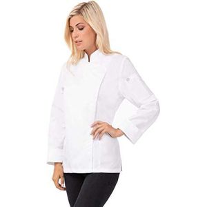Chef Works Women's Lansing Chef Coat, White, X-Small