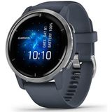 GARMIN Venu 2, Health Smartwatch, GPS, Ultrascherp, 1,3-inch AMOLED-Scherm, Fitness en Gezondheidsfuncties, 25 Sport-Apps, Muziekopslag, Garmin Pay