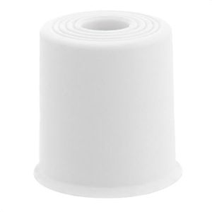 WAGNER vloerdeurstopper/wanddeurstopper VULKANO MEDIUM - diameter Ø 35 x 35 mm, buffer van hoogwaardig rubber, wit, om te schroeven - Made in DE - 15524121