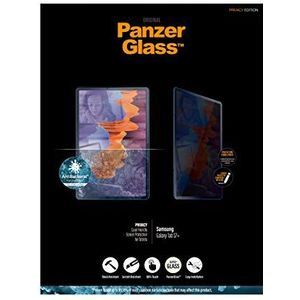 PanzerGlass Privacy beschermglas, Case Friendly geschikt voor Samsung Galaxy Tab S7+