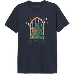 HARRY POTTER T-shirt voor heren, Navy, M