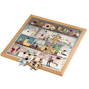 Wortschatz-Puzzle - persoonlijke hygiëne olie houten puzzels l 49 puzzelstukjes