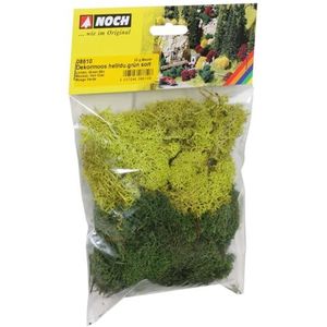 Modelbouw - Decoratie Mos - Verschillende Groentinten - 100% Echt IJslands Korstmos - 35 Gram