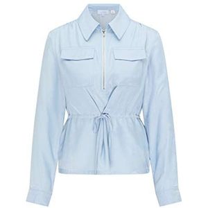 kilata dames slip blouse, lichtblauw, XL