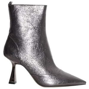 Michael Kors Clara Mid Bootie, dameslaarzen, antraciet, 42 EU, Antraciet., 42 EU