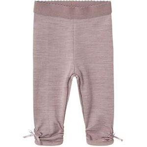 NAME IT Nbfwupsus Wool/Cot Legging, lila, 74 cm