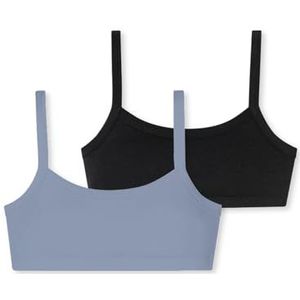 SCHIESSER - Fresh Vibe - BH - Lichtblauw/Zwart - 2 Pack
