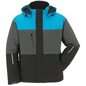 Planam AVIJAGRÜ5 XL Outdoor Aviator jas, blauw/grijs/zwart, maat XL