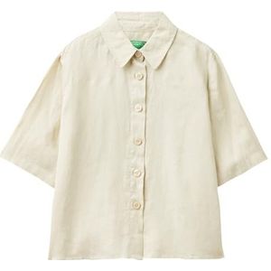 United Colors of Benetton hemd 5bml5qb75 dames, Beige 152, XXS