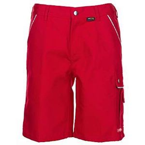 Planam 2177056 canvas 320 shorts, rood/rood, maat XL