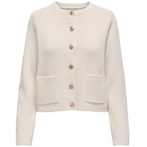 Jacqueline de Yong - Jdykim O-neck Button Cardigan - Egret - Vest