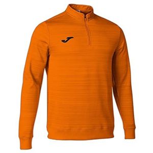 Joma Grafity Iii Sweatshirt Met Halve Rits Oranje Man