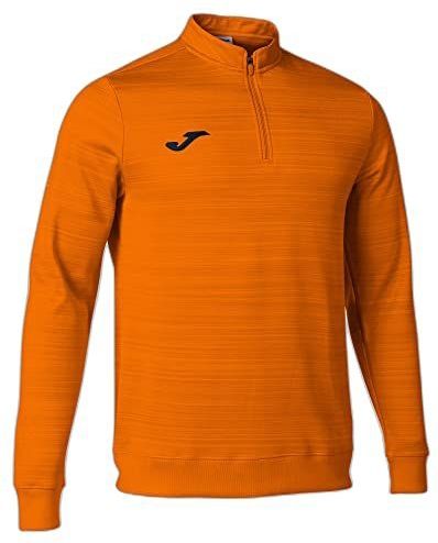 Joma Grafity Iii Sweatshirt Met Halve Rits Oranje Man