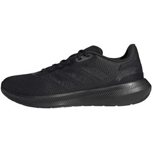 adidas Runfalcon 3.0 Wide Sneakers voor heren, Zwart Core Black Core Black Carbon, 48 EU