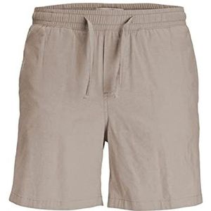 JACK & JONES Jpstjeff Jjbreeze Linnen DEK Shorts voor heren, Crockery., S