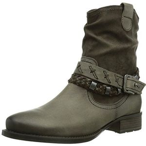 Jana 25420, ongevoerde biker laarzen voor dames, korte lengte, Bruine Braun Sigaar, 37 EU