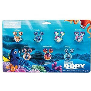 Disney 41092 Findet Dorie set met stickeroorbellen en ringen