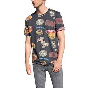 edc by ESPRIT heren t-shirt slim fit, all-over print