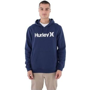 Hurley One & Only fleece hoodie voor heren, blauw (Midnight Aqua), S