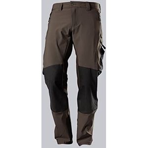 BP 1861 620 Superstretch broek 92% polyamide, 8% elastaan bruin/zwart, maat 50s