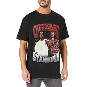 Mister Tee Heren Outkast Stankonia Oversize Tee T-shirt, zwart, XS Große Größen Extra Tall