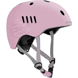 Spokey PUMPTRACK fietshelm voor jongens en volwassenen. BMX fietshelm voor skateboard, scooters in groen, roze, geel of blauw in de maten S (48-54 cm)