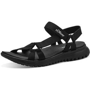 s.Oliver 5-28603-42 Damessandalen, zwart, 38 EU