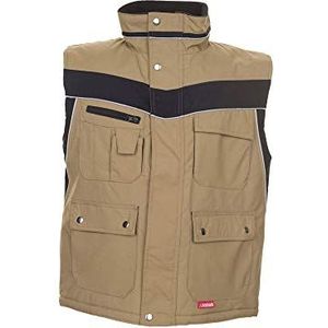 Planam Winter vest ""Plaline"" maat XS in zand/zwart, meerkleurig, 2584040