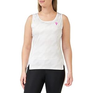Macron Padel Start Cb Lucia Singlet Woman White Printed speelshirt dames