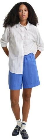 GANT - Rel Linen Blend - Korte Broeken - Blauw