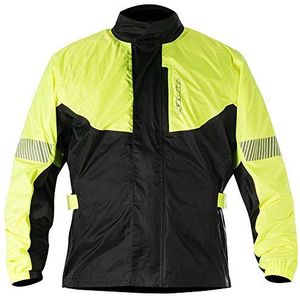 Hurricane regenjas geel fluo zwart XS