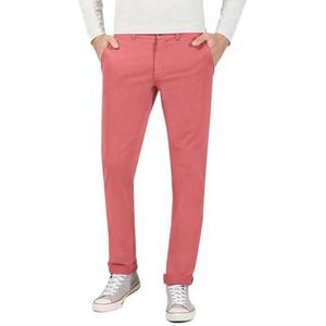 Timezone - 26-10048-94-1406 - Chino Broek - Washed Berry Red - Hoogwaardig Materiaal