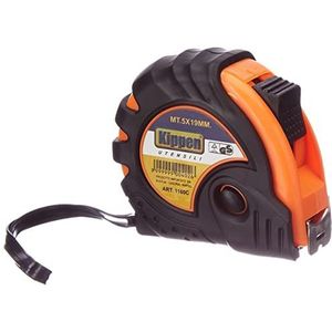 KIPPEN 1160C 1160C Flessometer met behuizing van ABS en stalen band lengte 5 m