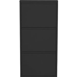Kare Schoenenrek, metaal, zwart, 104 x 50 x 15 cm