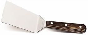 Tramontina Landhaus grillspatel, roestvrij staal, handvat van FSC-gecertificeerd hout, roestvrij, vaatwasmachinebestendig, 27 cm, breedte 9 cm