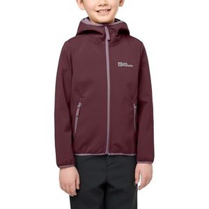 Jack Wolfskin FOURWINDS JACKET KIDS, softshelljas voor kinderen, uniseks, boysenberry,