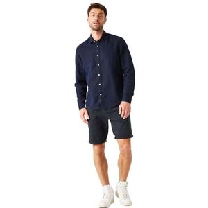 Z1170_Heren `s Shirt Ls, Dark Moon, XL