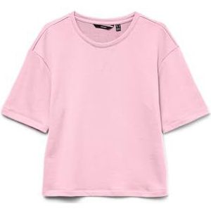 VERO MODA Dames Vmronja 2/4 Sweat JRS Ga Noos, Pink-a-boo, M