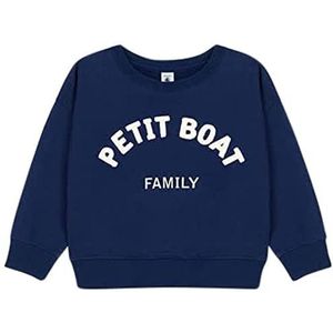 Petit Bateau Sweatshirt voor jongens, Blauw, 10 Jaar
