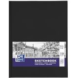 Oxford 400152623 schetsboek A4 hardcover 96 pagina's 100 g/m2 papier zwart