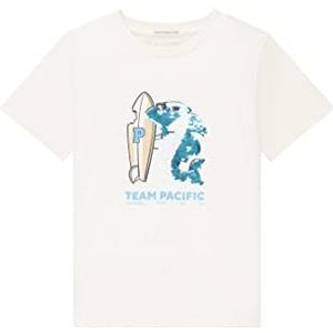 TOM TAILOR Jongens T-shirt 1035061, 12906 - Wool White, 92-98