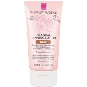 brushworks - Gradual Tanning Lotion Dark - Zelfbruinende Lotion - 150 ml